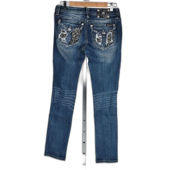 Miss Me Blue Flare & Wide Leg Jeans - Picture 2 of 4